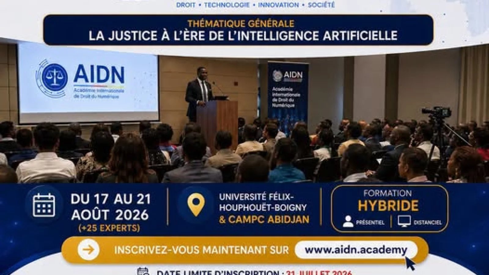 bidjan accueille la première Académie internationale de droit du numérique