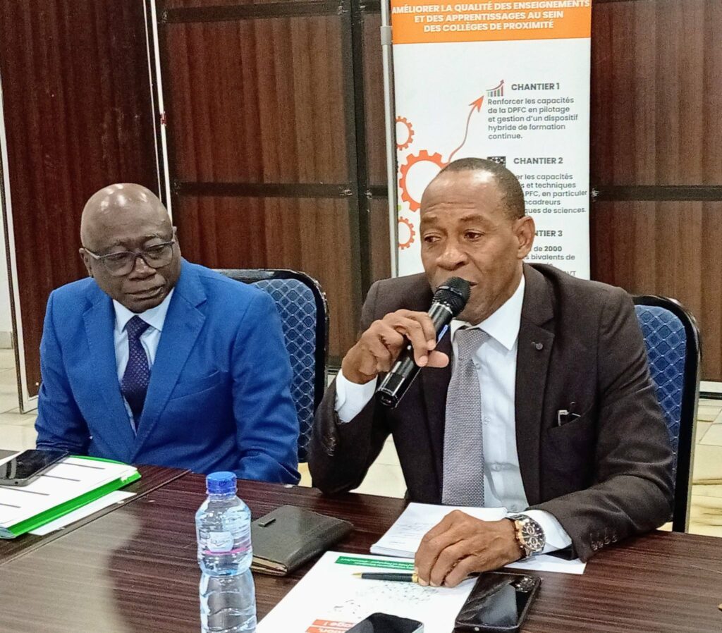 Formation des enseignants : Yamoussoukro abrite un atelier d’amélioration de la plateforme DHFC-EBiS