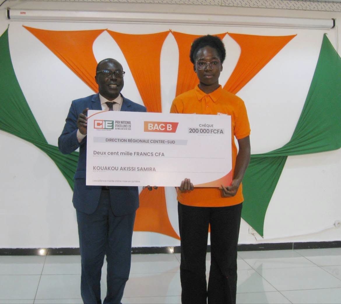 Prix d’Excellence CIE 2026 : Yamoussoukro célèbre les meilleurs élèves de la zone Centre-Sud
