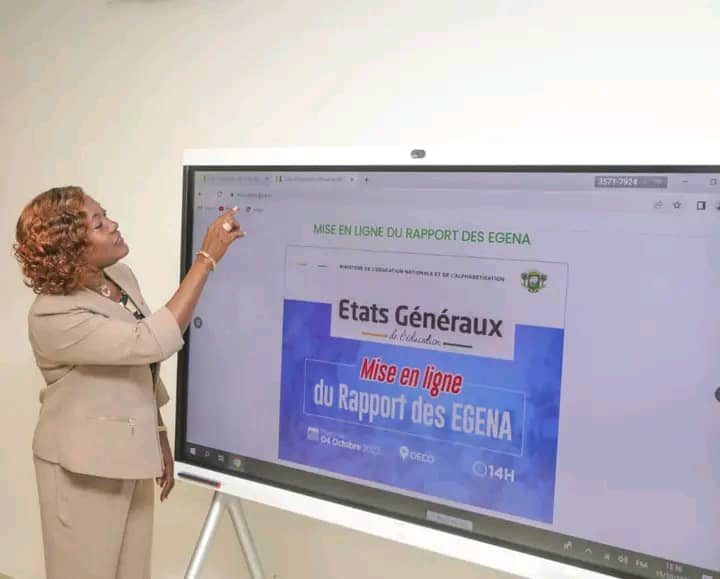 Éducation Nationale / Cérémonie de mise en ligne du rapport des États Généraux de L’Éducation Nationale (EGENA)