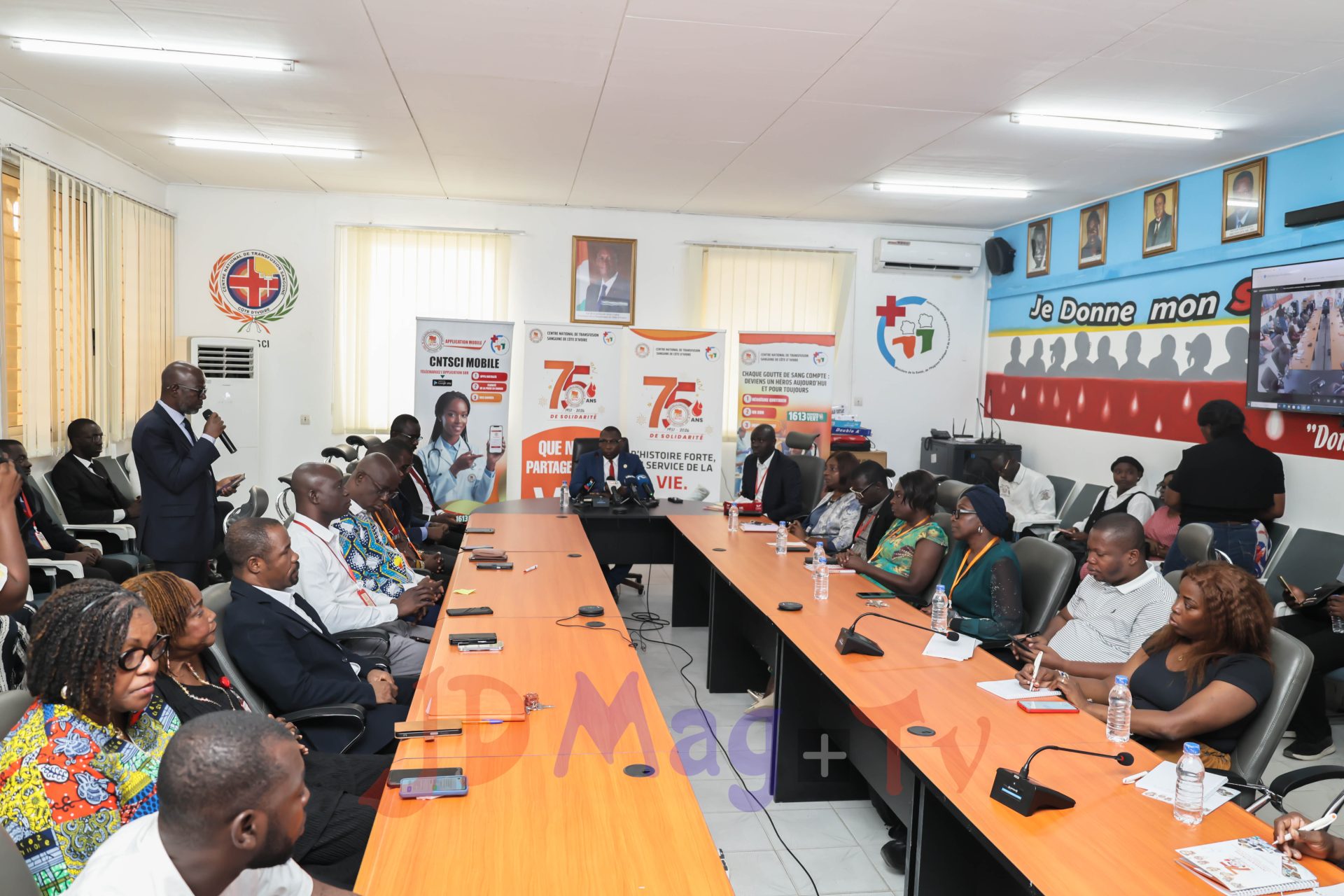 CNTSCI : Conférence de presse du lancement des festivités du 75ᵉ anniversaire