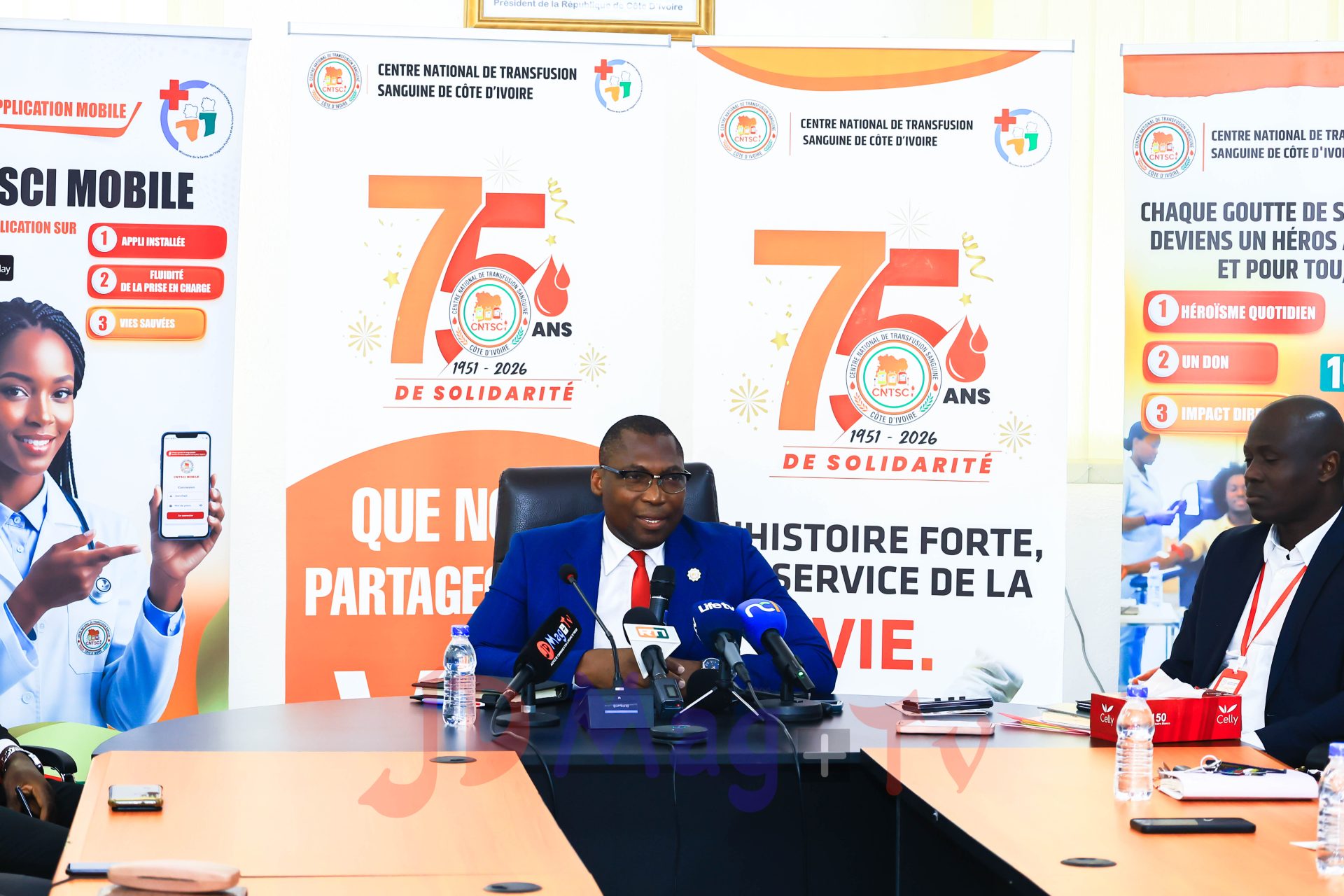 CNTSCI : Conférence de presse du lancement des festivités du 75ᵉ anniversaire