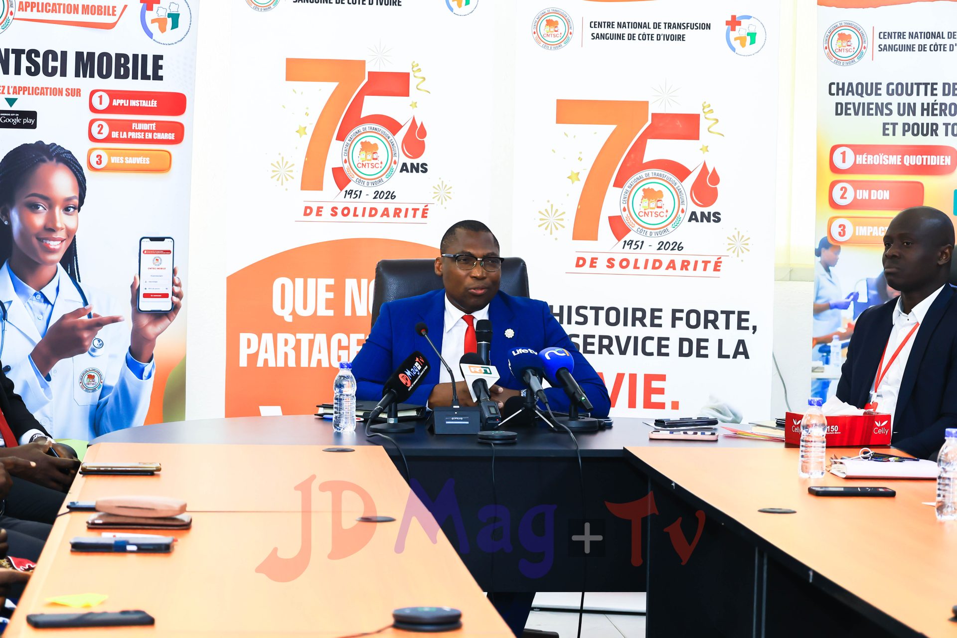 CNTSCI : Conférence de presse du lancement des festivités du 75ᵉ anniversaire