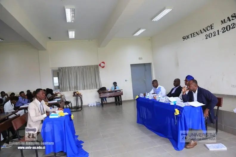 Université Alassane Ouattara : Les soutenances de Master clôturent l&amp;amp;amp;amp;#039;année académique 2025-2026