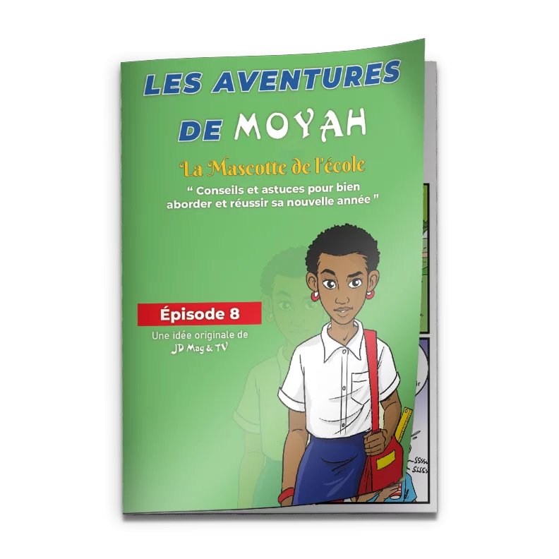 Tome 007 — Bande dessinée MoYah Série N°007 – La mascotte de l’école ivoirienne